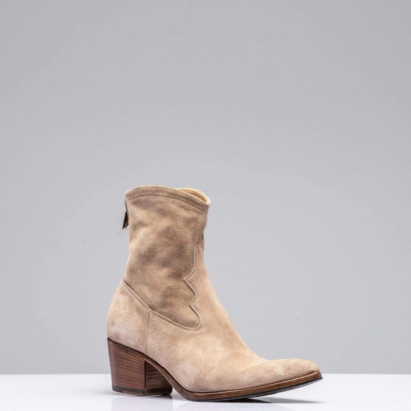 alberto fasciani diletta suede western boot in taupe ladies european boots axels vail 30491893694653