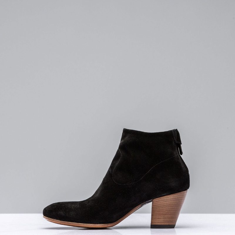 alberto fasciani eliana suede ankle boot in black ladies european boots axels vail 38850721841386