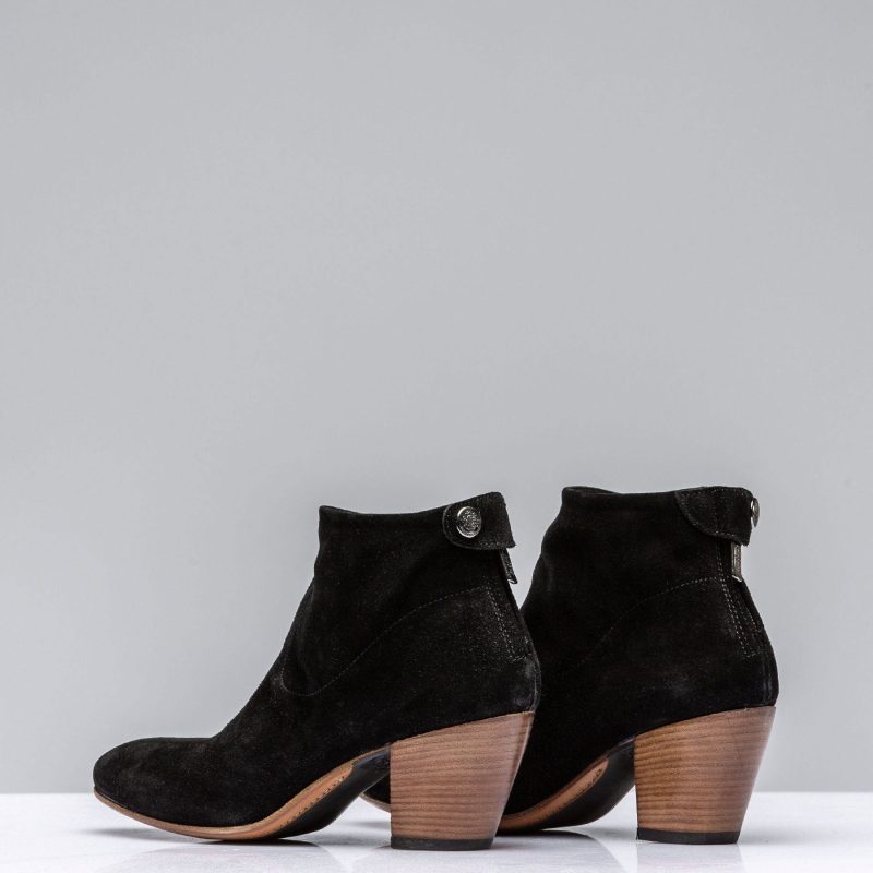 alberto fasciani eliana suede ankle boot in black ladies european boots axels vail 38850721874154