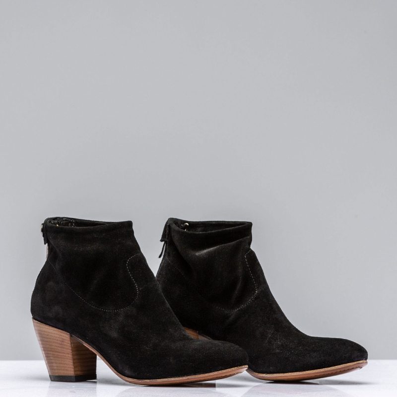 alberto fasciani eliana suede ankle boot in black ladies european boots axels vail 38850722234602