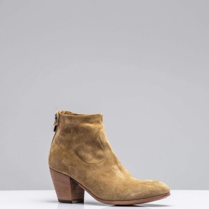 alberto fasciani eliana suede ankle boot in taupe ladies european boots axels vail 30491973419197