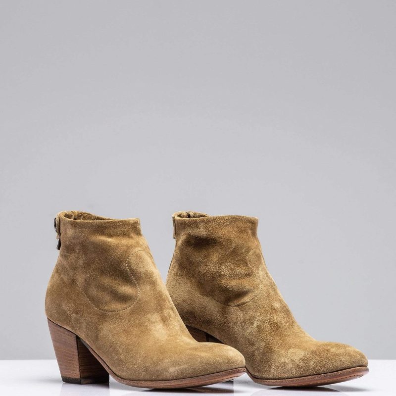 alberto fasciani eliana suede ankle boot in taupe ladies european boots axels vail 30492018671805