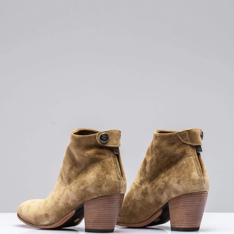 alberto fasciani eliana suede ankle boot in taupe ladies european boots axels vail 30492045050045