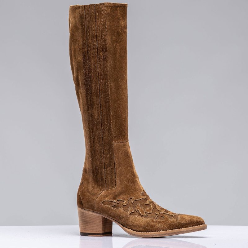 alberto fasciani mescal boots w western toe in camel ladies european boots axels vail 39769313345770