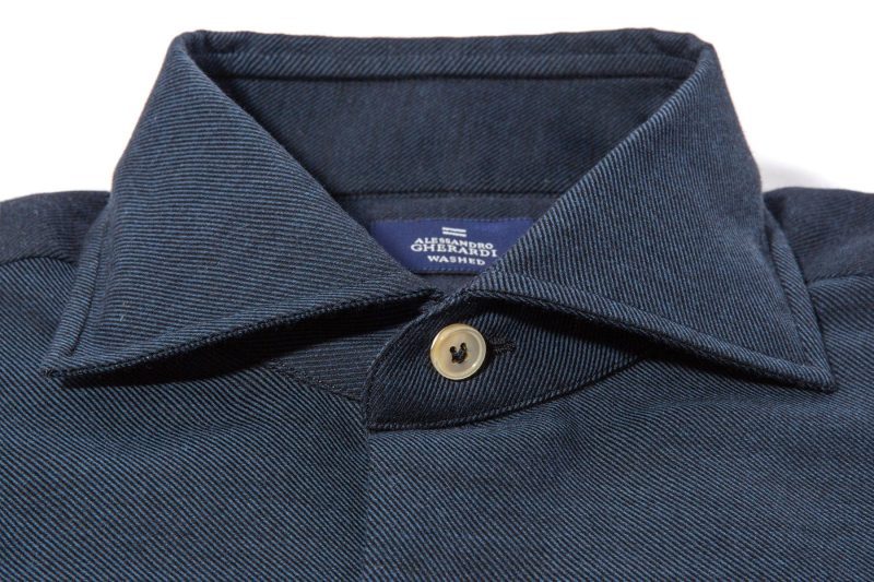 alessandro gherardi ashland cotton cashmere dress shirt mens shirts axels vail 38975159107818