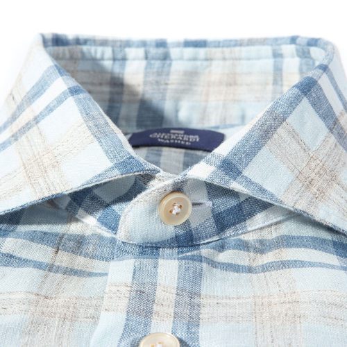 alessandro gherardi lucent linen plaid mens shirts axels vail 39255926505706