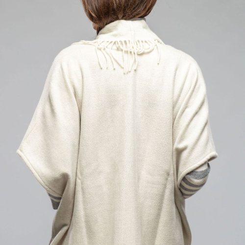 alonpi eleonora cashmere cape jacket in cream ladies sweaters axels vail 40466603180266