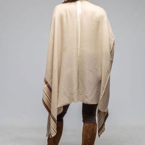 alonpi nuvola cashmere silk cape shawl in beige ladies accessories scarves axels vail 40466617106666