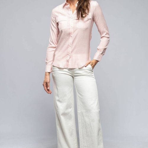 amina rubinacci respiro silk blouse in pink ladies blouses axels vail 39869075095786