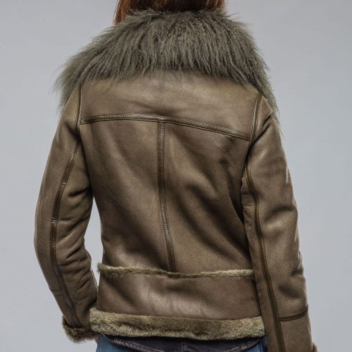 artico colette aviator shearling in military ladies outerwear shearling axels vail 40367496462570