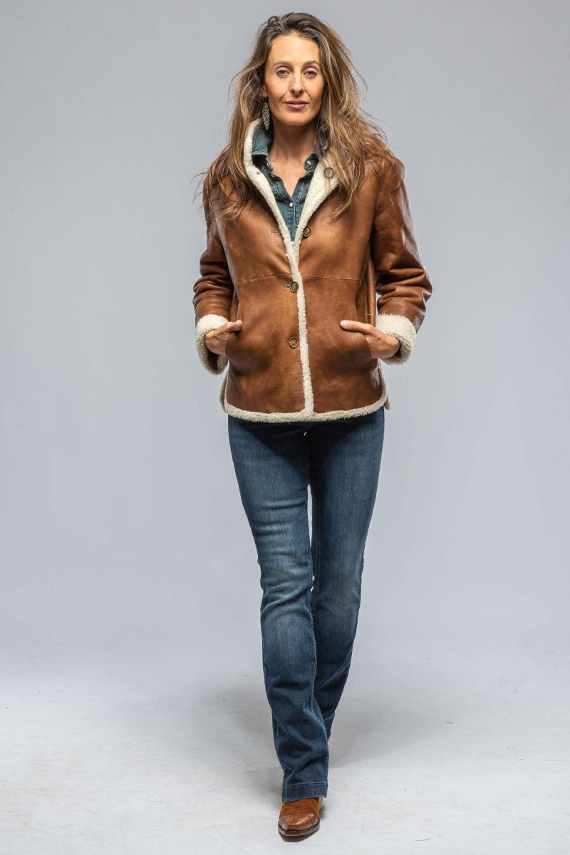 artico keli reversible burnished leather amp curly lamb shearling jkt ladies outerwear shearling axels vail 39389104242922