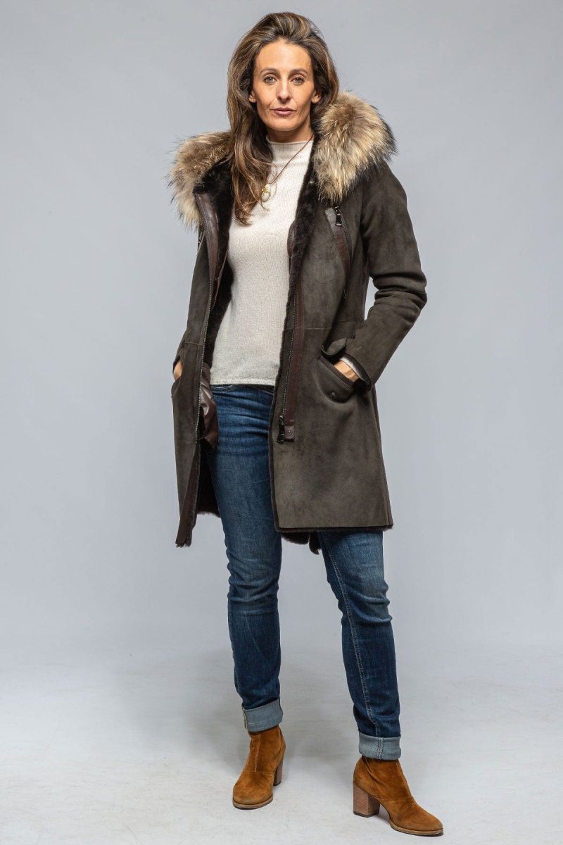 artico timber hooded shearling parka ladies outerwear shearling axels vail 39511518707946