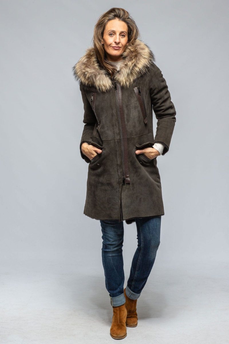 artico timber hooded shearling parka ladies outerwear shearling axels vail 39511518937322