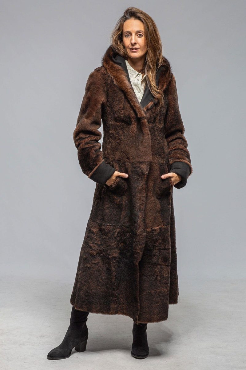 artico veronique long shearling ladies outerwear shearling axels vail 40367461335274