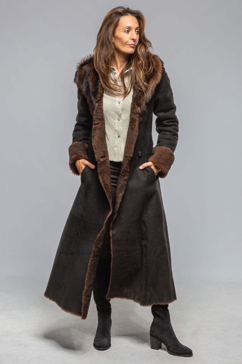 artico veronique long shearling ladies outerwear shearling axels vail 40367461925098