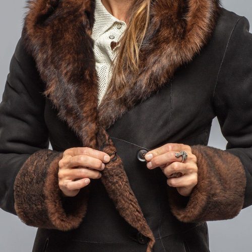 artico veronique long shearling ladies outerwear shearling axels vail 40367462908138