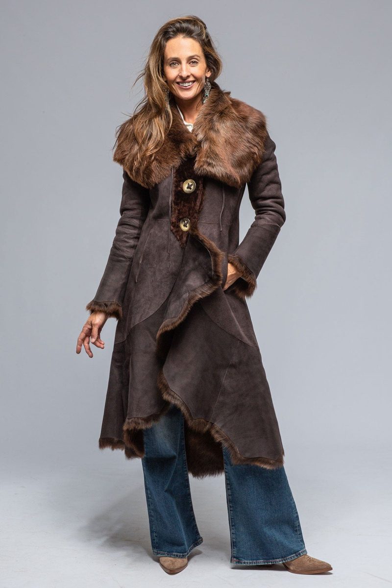 artico wild long reversible shearling ladies outerwear shearling axels vail 39397630509290