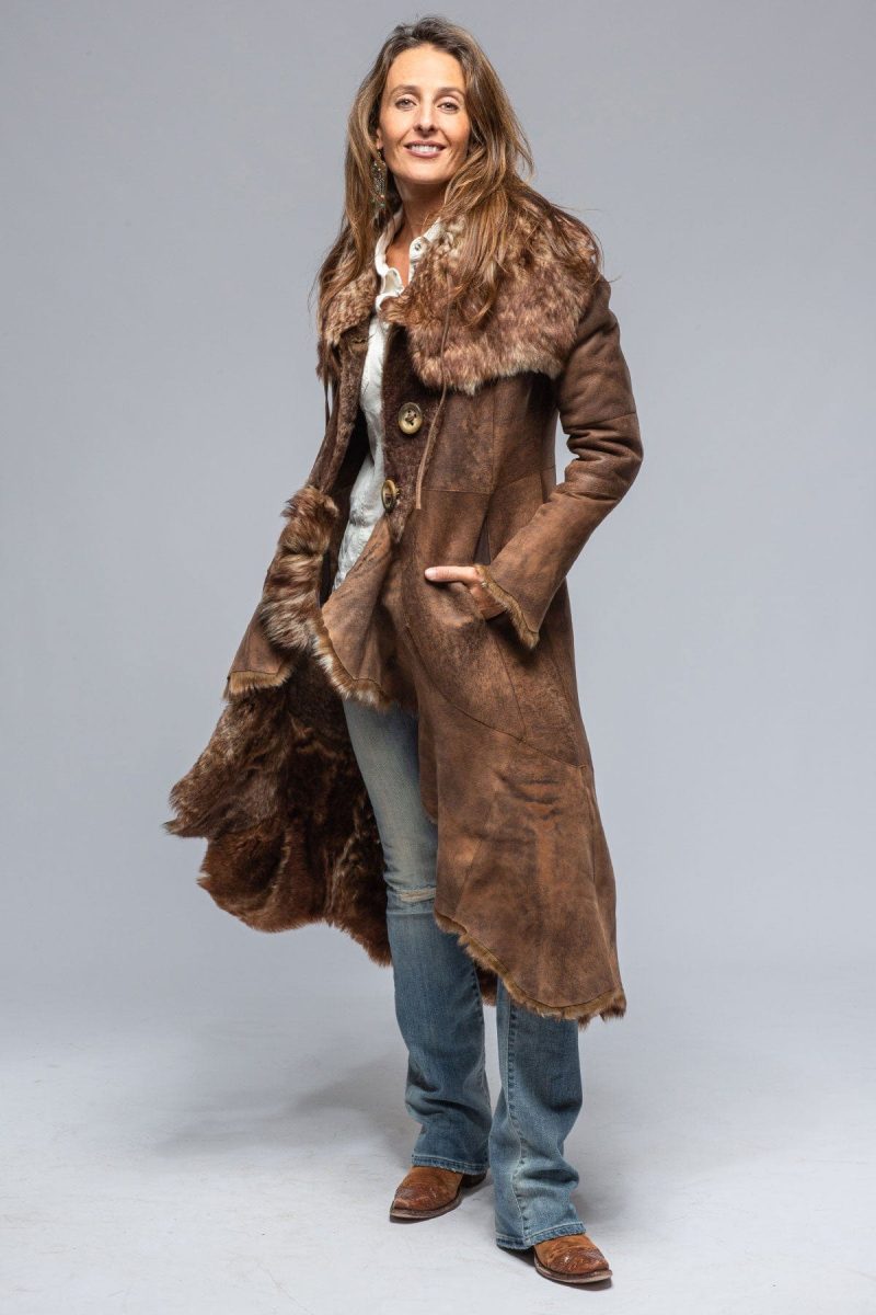 artico wild long reversible shearling ladies outerwear shearling axels vail 39397671043306