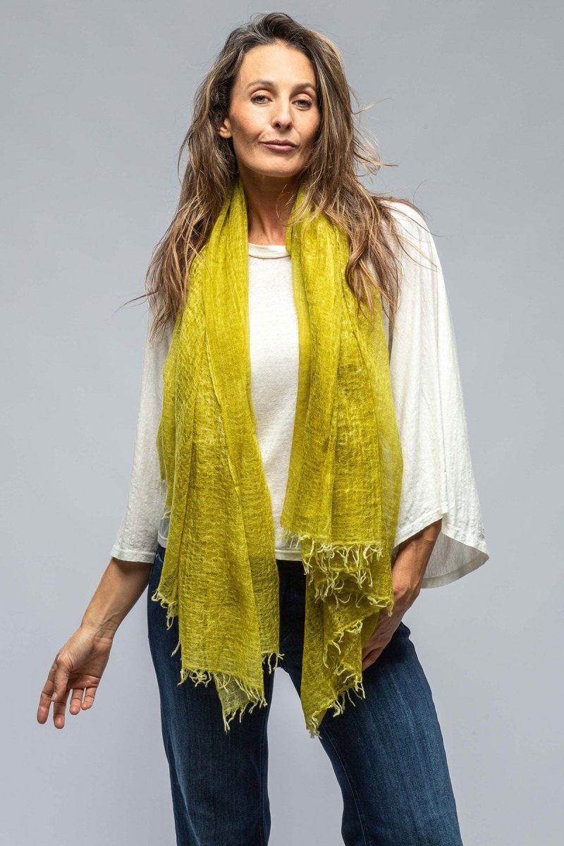 avant toi hand painted cashmere scarf in lichen ladies accessories scarves axels vail 38053724029162