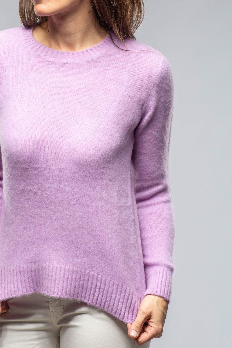 avant toi merit sweater in lavender ladies sweaters axels vail 39899149533418