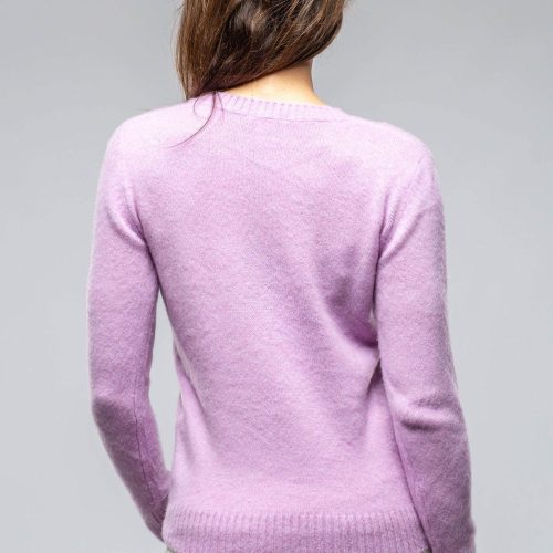 avant toi merit sweater in lavender ladies sweaters axels vail 39899149730026