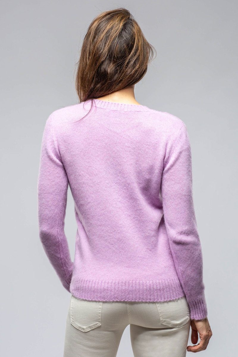 avant toi merit sweater in lavender ladies sweaters axels vail 39899149730026