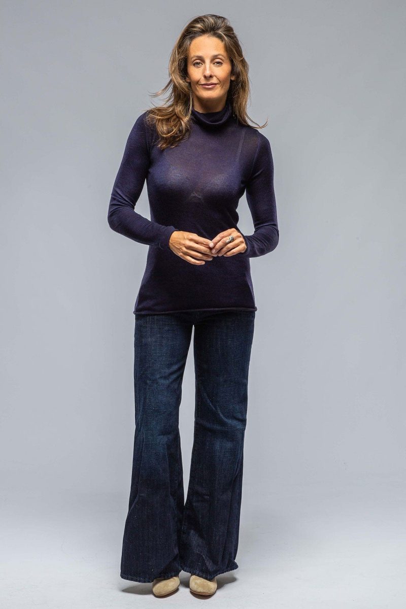 avant toi prosaic t neck in dark prune ladies sweaters axels vail 38407092142314