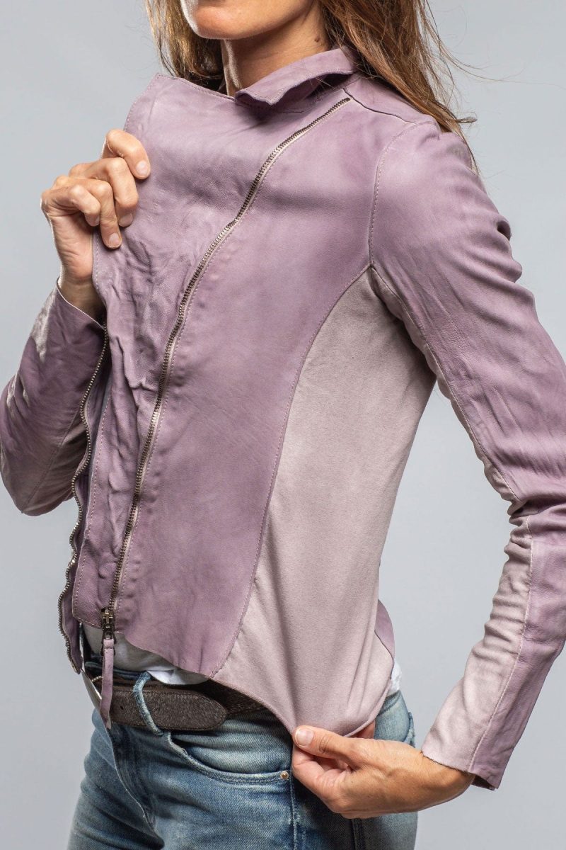 axel s natalia lightweight leather jacket in dusty rose ladies outerwear leather axels vail 40243424362730