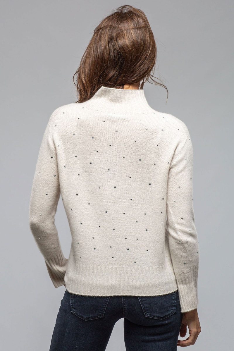 axels apres ski cashmere sparkle sweater in stucco ladies sweaters axels vail 40466585125098