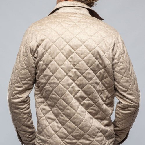 axels bdsr dutton quilted cashmere jacket in camel mens outerwear cloth axels vail 39415343808746