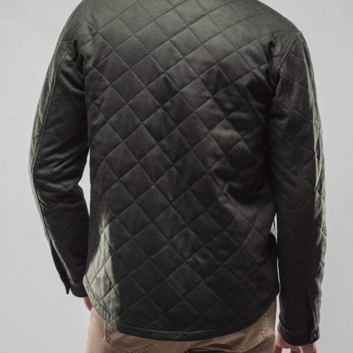 axels bdsr dutton quilted cashmere jacket in olive mens outerwear cloth axels vail 28202235429053