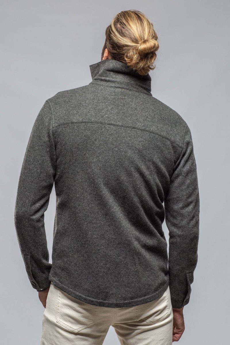 axels bdsr sooter cashmere shirt in charcoal mens sweaters axels vail 40264791523562