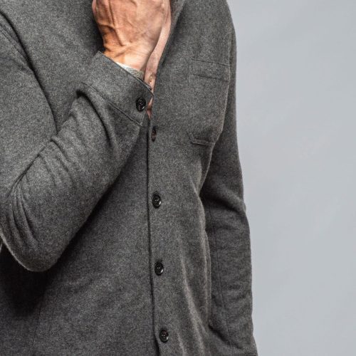 axels bdsr sooter cashmere shirt in charcoal mens sweaters axels vail 40264791785706