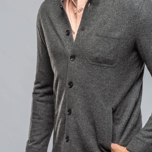 axels bdsr sooter cashmere shirt in charcoal mens sweaters axels vail 40264791916778