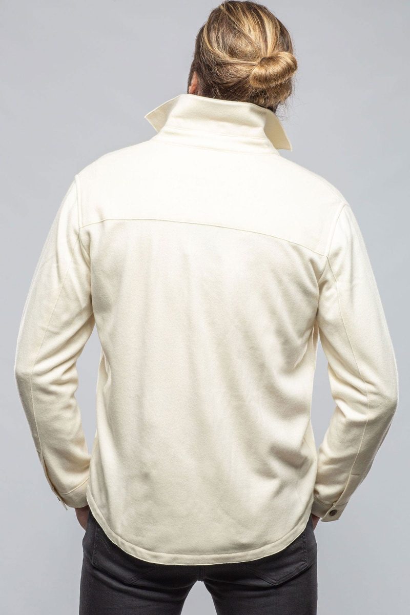 axels bdsr sooter cashmere shirt in white mens sweaters axels vail 40391560823018