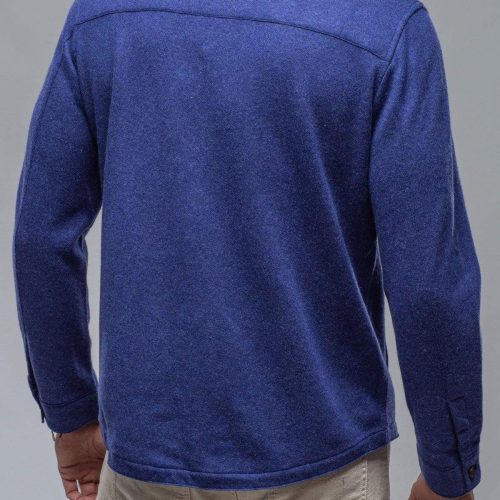 axels bdsr tony cashmere overshirt in blue mens sweaters axels vail 36240099049706