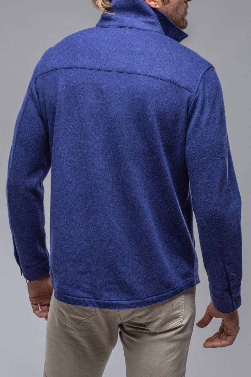 axels bdsr tony cashmere overshirt in blue mens sweaters axels vail 36240099049706