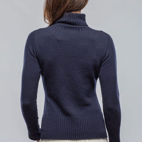 axels dori fitted sweater in notte ladies sweaters axels vail 40383338316010