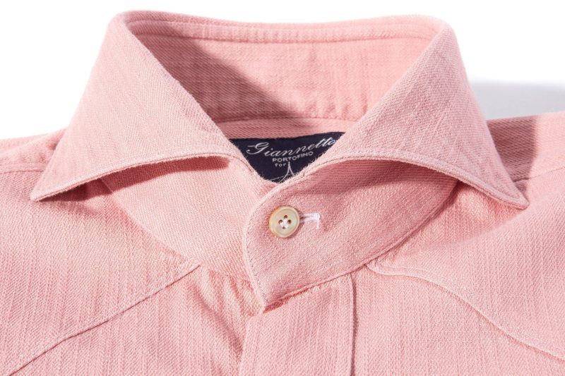 axels gp lourmarin denim shirt in pink mens shirts axels vail 39205500289258