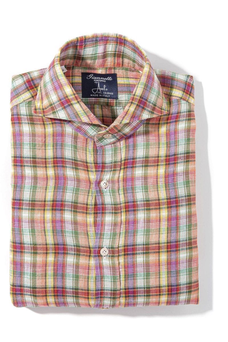 axels gp yeti checkered shirt in multi red combo mens shirts axels vail 39894824386794