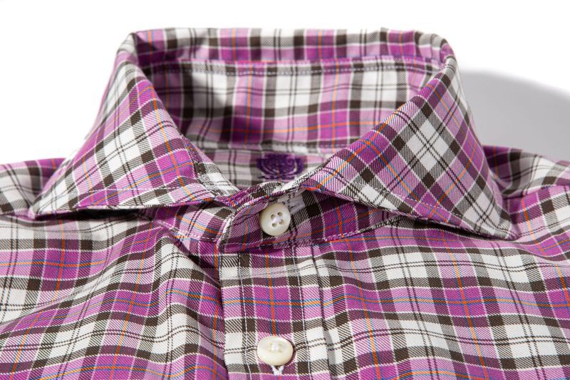 axels is lacoss cotton shirt in purple and white mens shirts axels vail 40235978653930