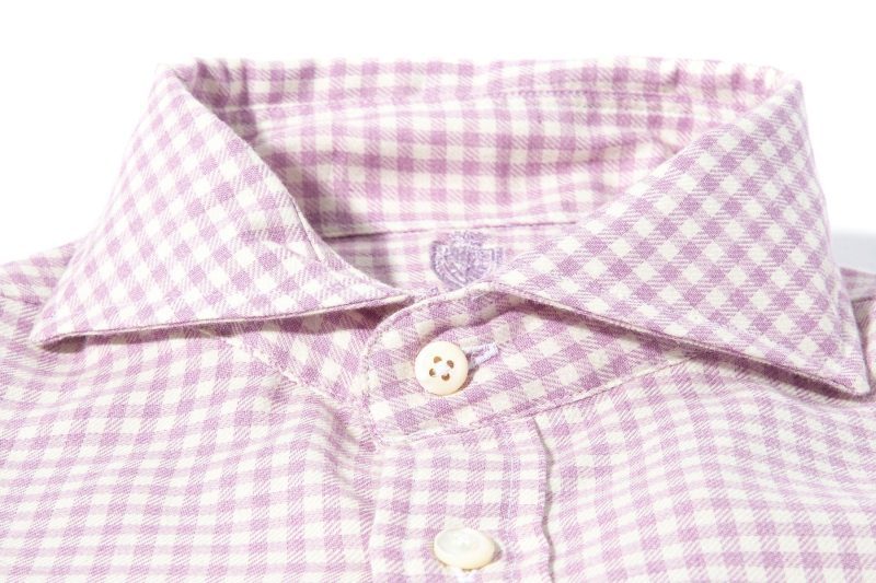 axels is targa cotton cashmere shirt in purple mens shirts axels vail 39543748624618