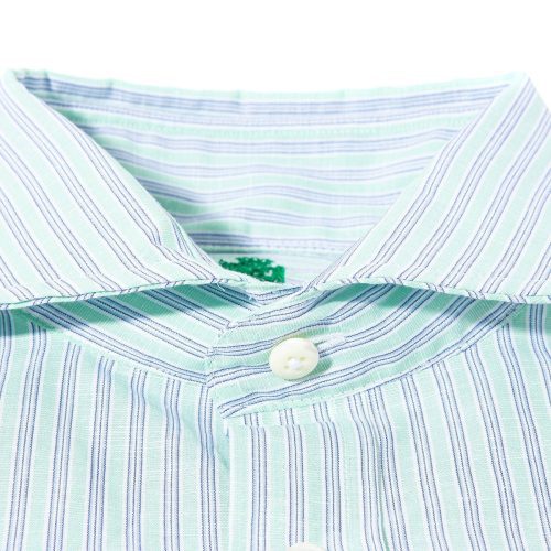 axels is taycan cotton linen shirt in green mens shirts axels vail 39391291539690