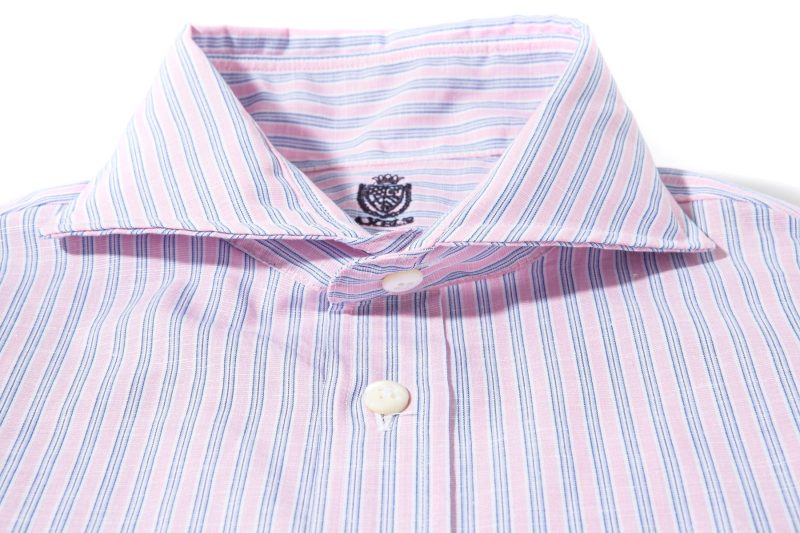 axels is taycan cotton linen shirt in pink mens shirts axels vail 39402022306026