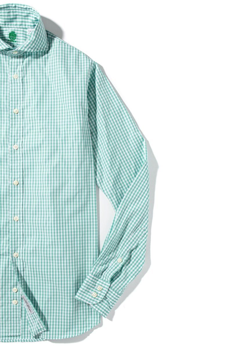 axels is triad check shirt in green mens shirts axels vail 40235980226794