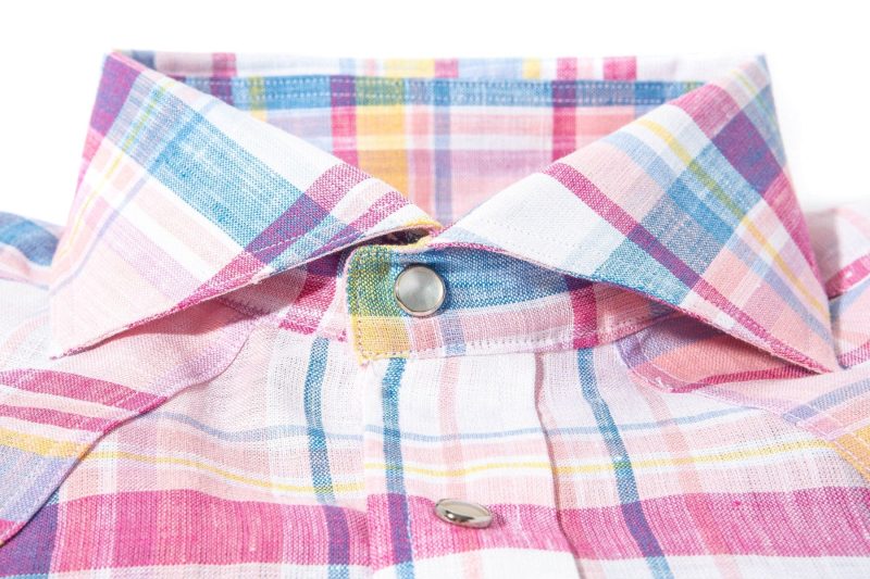 axels is western linen in pink and purple with yellow mens shirts axels vail 39894913974506