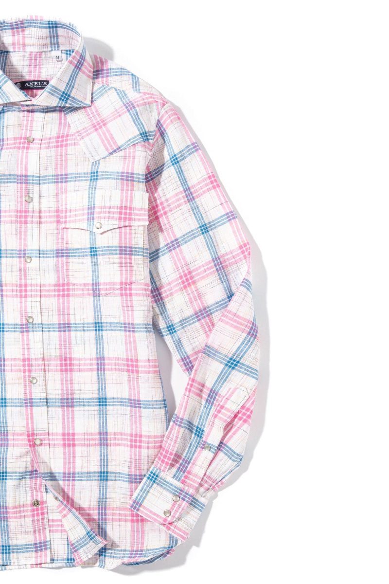 axels is western linen in pink blue and white mens shirts axels vail 39894909288682