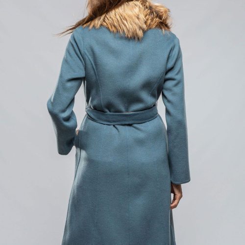 axels liana virgin wool coat in blue ladies outerwear cloth axels vail 40228945985770