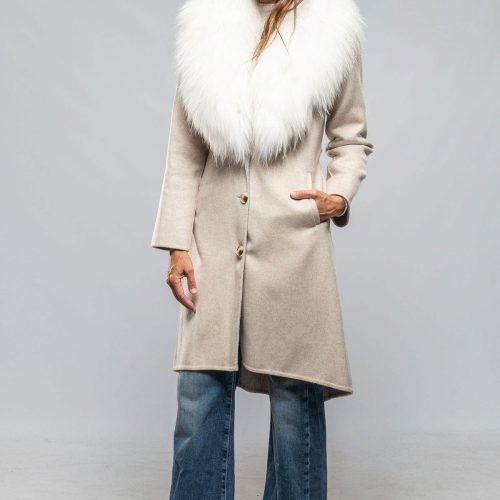 axels liana virgin wool coat in oatmeal ladies outerwear cloth axels vail 40243418202346