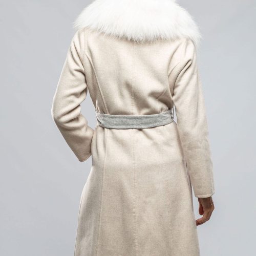 axels liana virgin wool coat in oatmeal ladies outerwear cloth axels vail 40243418824938